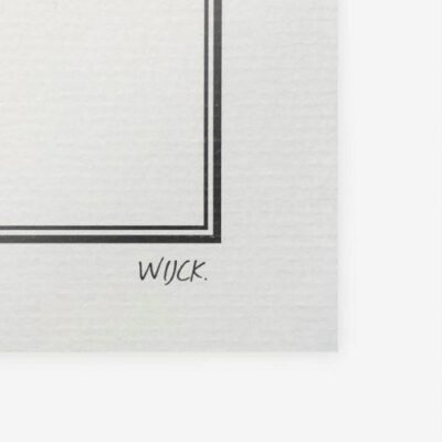 Wijck / Print 30X40 / Oostende - Met Kader