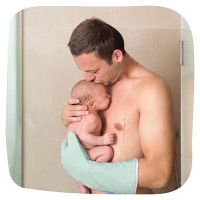 Baby Shower Handschoen / Bear Rust