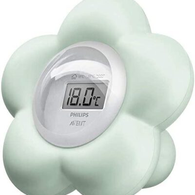 Avent / Digitale Badthermometer / Bloem / Mint