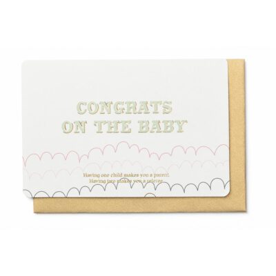 Enfant Terrible / Wenskaart / Congrats On The Baby