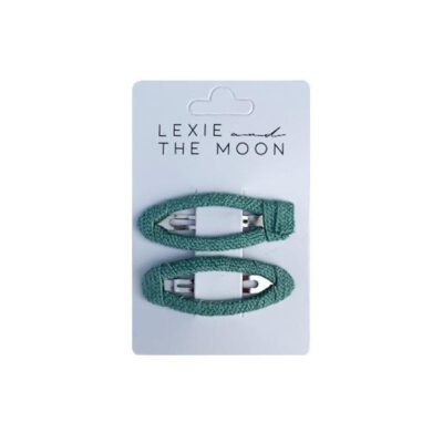 Lexie and the Moon / Haarspelden / Set van 2 / Green