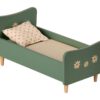 Maileg / Wooden Bed / Mini / Mint Blue