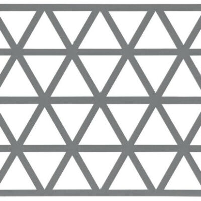 Zone / Onderzetters / Silicone / Triangles / Donker Grijs
