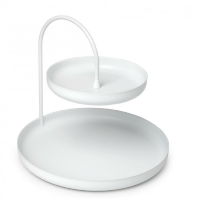 Umbra / Poise Two Tiered Tray / Wit